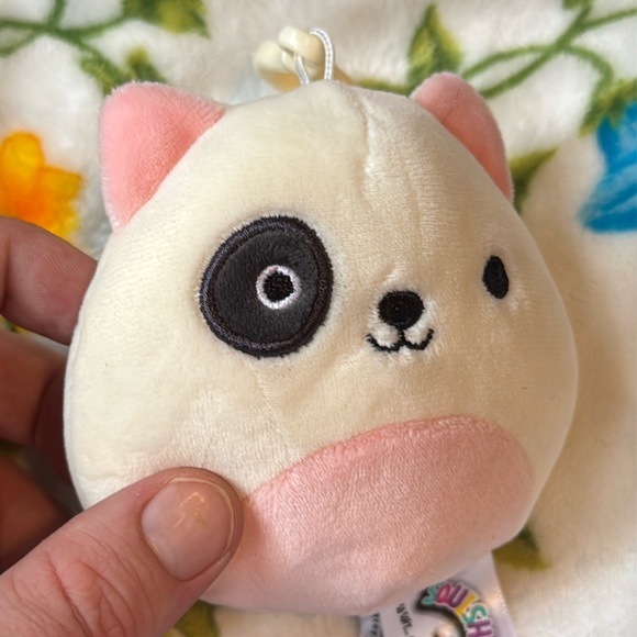 Charlie the terrier dog Squishmallow clip NWT - Picture 3 of 4